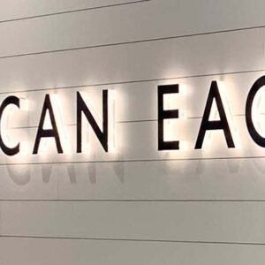 American Eagle Illuminated Sign
