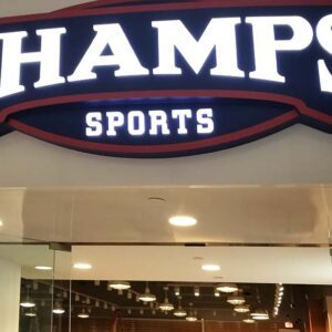 Champs Illuminated Sign