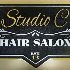 Hair Salon Plaque