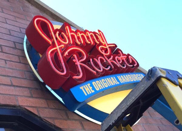 Johnny Rocket Illuminated Sign
