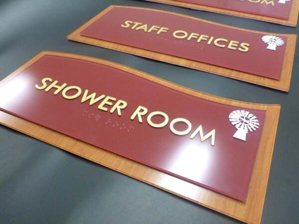 Staff Shower Signs