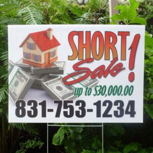 Short Sale Yard Sign