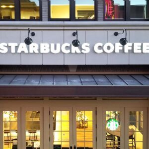 Starbucks Illuminated Sign