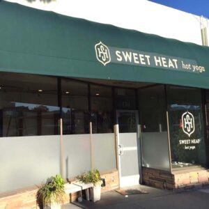 Sweet Heat Yoga Awning Web