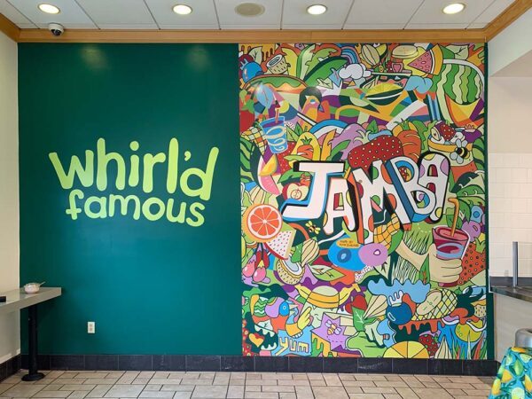 Whirld Famous Wall Mural